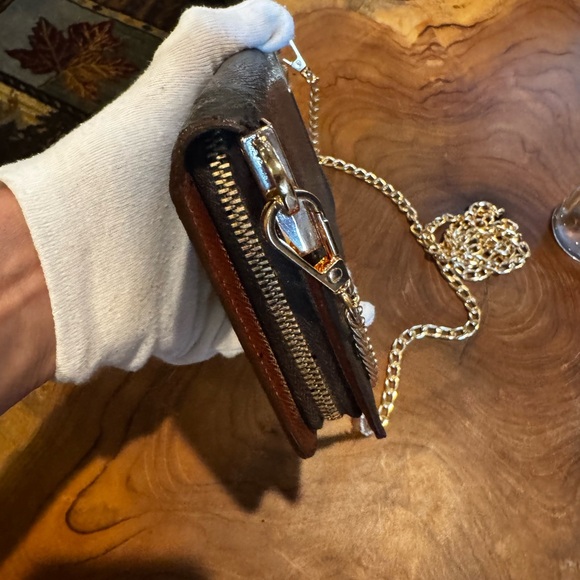 Louis Vuitton Monogram Porte Monnaie Zippy Long Wallet converted Crossbody - Picture 6 of 16